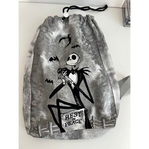 Nightmare Before Christmas Jack Skellington Drawstring Backpack Bag